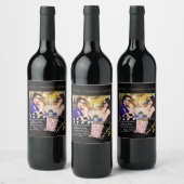 Gepersonaliseerd Movie Star Lijst Wijn Etiket (Flessen)