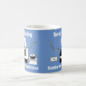 Gepersonaliseerd Mug voor een elektricien Koffiemok (Center)
