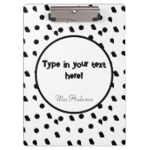 Gepersonaliseerd multomap, Boho multomap, Modern B Klembord (Voorkant)