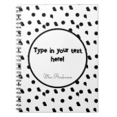 Gepersonaliseerd multomap, Boho multomap, Modern B Notitieboek (Voorkant)