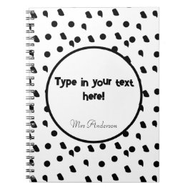 Gepersonaliseerd multomap, Boho multomap, Modern B Notitieboek