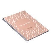 Gepersonaliseerd multomap, Boho multomap, Patroon  Notitieboek (Rechterzijde)