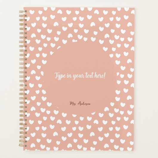 Gepersonaliseerd multomap, Boho multomap, Patroon  Planner (Voorkant)