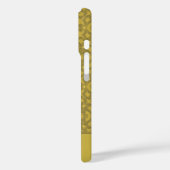 Gepersonaliseerd Mustard Yellow Pattern Case-Mate iPhone Case (Achterkant / Links)