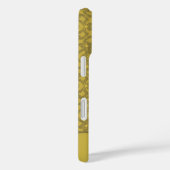 Gepersonaliseerd Mustard Yellow Pattern Case-Mate iPhone Case (Achterkant / Rechts)