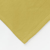 Gepersonaliseerd Mustard Yellow Pattern Fleece Deken (Hoek)