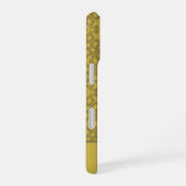 Gepersonaliseerd Mustard Yellow Pattern iPhone 16 Hoesje (Rechterkant)