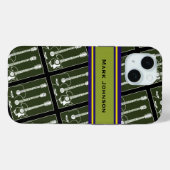 gepersonaliseerd muziekgitarpatroon Case-Mate iPhone case (Achterkant (horizontaal))