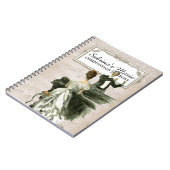 Gepersonaliseerd muziekNotitieboek  Piano Lady Notitieboek (Linkerzijde)