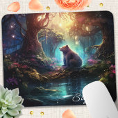 Gepersonaliseerd mystiek bos Beer Muismat