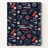 Gepersonaliseerd naaiplanner Notitieboek (Achterkant)