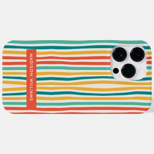 gepersonaliseerd,naam, Case-Mate iPhone case (Achterkant (horizontaal))