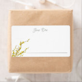 Gepersonaliseerd naam die door de auteur wordt geA Etiket (Insitu)