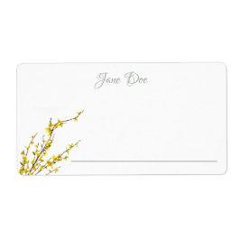 Gepersonaliseerd naam die door de auteur wordt geA Etiket