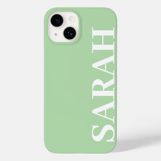 Gepersonaliseerd Naam Eenvoudig Stijlvol Modern Mi Case-Mate iPhone Case (Achterkant)