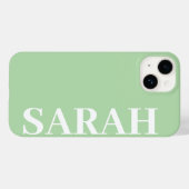 Gepersonaliseerd Naam Eenvoudig Stijlvol Modern Mi Case-Mate iPhone Case (Achterkant (horizontaal))