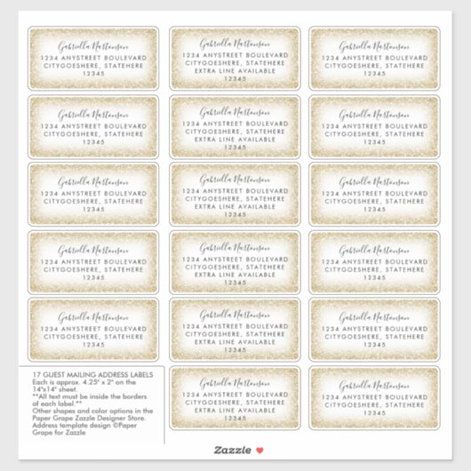 Gepersonaliseerd naam en adreslabel van ontvanger  sticker (Vel)