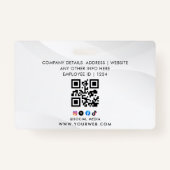 Gepersonaliseerd naam en foto | Beveiligings-ID Ka Badge (Achterkant)