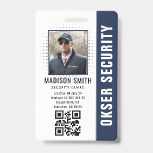 Gepersonaliseerd naam en foto   Beveiligings-ID-Ka Badge