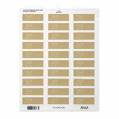gepersonaliseerd,naam, etiket (Full Sheet)