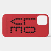 Gepersonaliseerd Naam & Liefde Slimme Doopvont op Case-Mate iPhone Case (Achterkant (horizontaal))