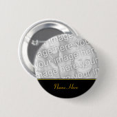 Gepersonaliseerd naam Memorial Photo Button (Voorkant /achterkant)