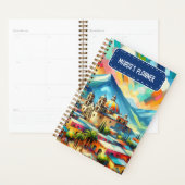 Gepersonaliseerd naam Mexicaans landschap Planner (Display)
