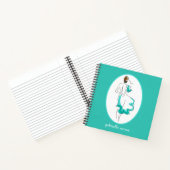 Gepersonaliseerd naam Mode Illustration Journal/ Notitieboek (Binnen)