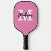 Gepersonaliseerd Naam Monogram Initiaal Pickleball Paddle (Voorkant)