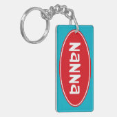 Gepersonaliseerd naam NANNA Sleutelhanger (Voorkant Links)