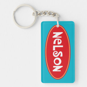 Gepersonaliseerd naam NELSON Sleutelhanger