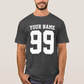 Gepersonaliseerd Naam Nummer Gift Gepersonaliseerd T-shirt (Voorkant)