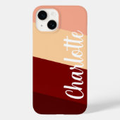 Gepersonaliseerd naam Stijlvolle moderne minimale  Case-Mate iPhone Case (Achterkant)
