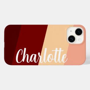 Gepersonaliseerd naam Stijlvolle moderne minimale Case-Mate iPhone 14 Hoesje