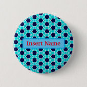 Gepersonaliseerd Naam Tag Pin Button (Voorkant)