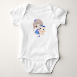 Gepersonaliseerd, naam van de baby romper