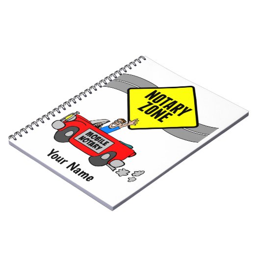 Gepersonaliseerd naam van de rode sportwagen van d notitieboek (Linkerzijde)