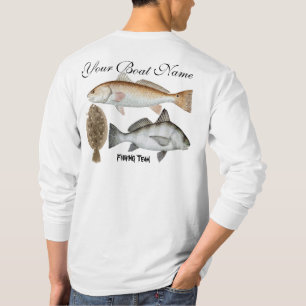 Gepersonaliseerd naam van het kustteam - Shirt van
