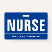 Gepersonaliseerd naam Verpleegkundige Badge (Voorkant)