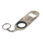 Gepersonaliseerd naamanker van uw boot mini flessenopener (Voorkant Gekanteld)