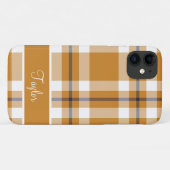 Gepersonaliseerd najaar Tartan Pset Patroon Case-Mate iPhone Case (Achterkant (horizontaal))