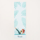 Gepersonaliseerd Namaste Design - Custom Fitness & Yogamat (Voorkant)