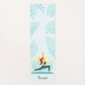 Gepersonaliseerd Namaste Design - Custom Fitness & Yogamat (Voorkant)