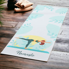 Gepersonaliseerd Namaste Design - Custom Fitness & Yogamat