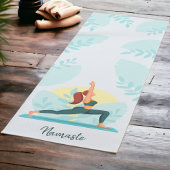 Gepersonaliseerd Namaste Design - Custom Fitness & Yogamat