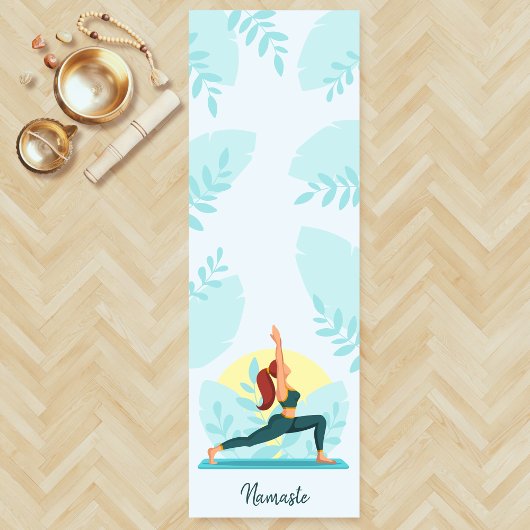 Gepersonaliseerd Namaste Design - Custom Fitness & Yogamat