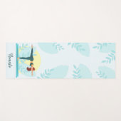 Gepersonaliseerd Namaste Design - Custom Fitness & Yogamat (Voorkant (horizontaal))