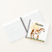 Gepersonaliseerd Native American Spiral voor kinde Notitieboek (Binnen)