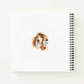 Gepersonaliseerd Native American Spiral voor kinde Notitieboek (Achterkant)