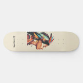 Gepersonaliseerd Native Amerikaans Skateboard (Horizontaal)